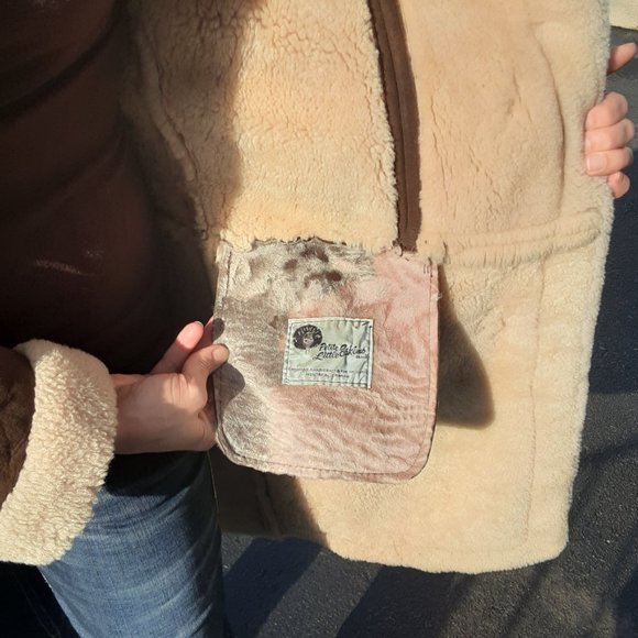 Beautiful Vintage Shearling Sheepskin- 100% Real/High Quality-Women's Size S - Picture 5 of 10
